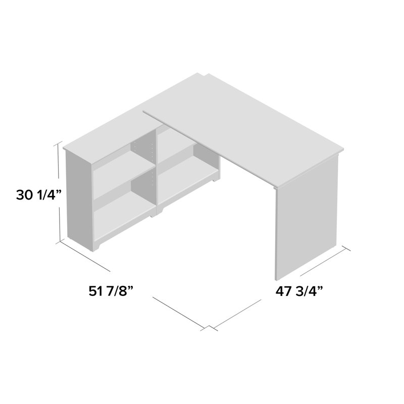 Red Barrel Studio Hillsdale Height Adjustable Corner Standing Desk